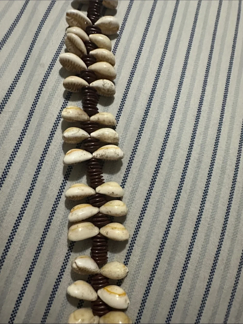 Handmade Cream Shell Bead Necklace - Natural Style
